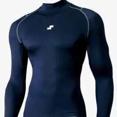 エスエスケイ　やわらかハイネック長袖フィットアンダーシャツ