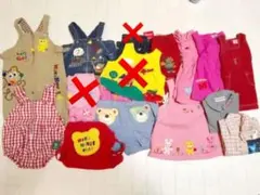 オールド 昭和レトロ ミキハウス チエコサク ダルマオール ロンパース ワンピ