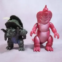 グリッドマン　バモラ＋アノシラス　ソフビ