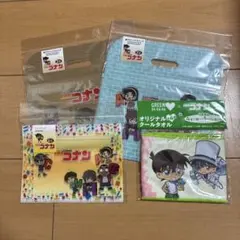 名探偵コナン クールタオル、ジップバッグ、底マチハンドルバッグ