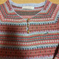 クリーニング済み　クロコダイル　ニット　美品のサムネイル