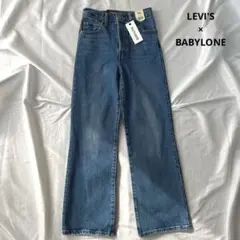 【未使用】LEVI'S × BABYLONE デニムパンツ インディゴ W25のサムネイル
