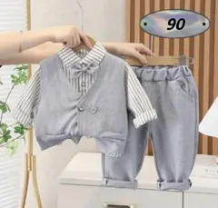 ☆新品☆フォーマル 男の子　セットアップ　入園式　結婚式　スーツ　90cm