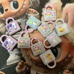 カラフルロック型ビーズ 10個セット