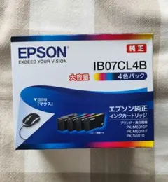 EPSON 純正インクカートリッジ IB07CL4B 大容量 4色パック - メルカリ
