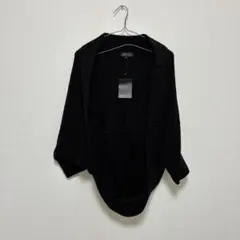 タグ付き　Reflectリフトレフト カーディガン　ウール　ブラック　ボレロ　Mのサムネイル