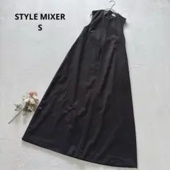 スタイルミキサー ノースリーブ バックオープロングワンピース Aライン 大人っぽ