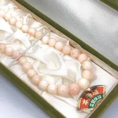 本珊瑚 サンゴ ネックレス コーラルピンク 22.0g 4.3-8.2mm珠のサムネイル