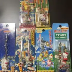 ご当地キティ　当時物　ストラップ　根付け セット売り