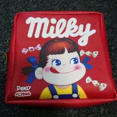 不二家ペコちゃん「ミルキーひざかけフリースバッグ」未使用 - メルカリ