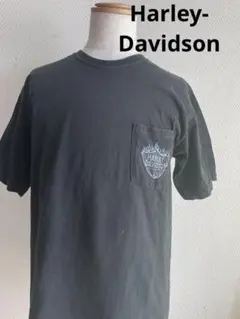 Harley-Davidson ブラック Tシャツ　バイカー