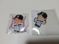 ロッテ 種市選手 バッジ&アクリルスタンド
