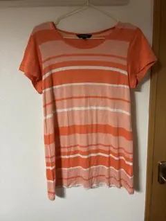 美品　BURBERRY LONDON ボーダーTシャツ オレンジのサムネイル