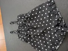 状態◎SHEIN ドット柄 ノースリーブ 원피스 9-12M