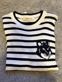 MAISON KITSUNE ボーダー 長袖カットソー XSのサムネイル