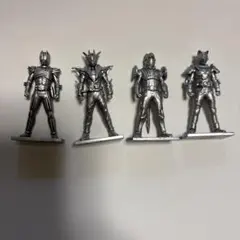特撮フィギュア 4体セット シルバー