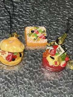 スイーツストラップお得な3点セット❗️新品未使用品❗️ レア　希少
