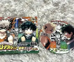 ヒロアカ 缶バッジ 緑谷＆爆豪