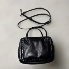 ZARA スタッズ ショルダーバッグ