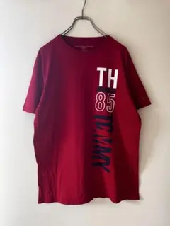 は*き様 No.3961 US古着 TOMMY HILFIGER レッド Tシャ