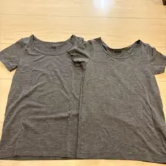 UNIQLO HEATTECH グレー 半袖　110サイズ　2枚セット