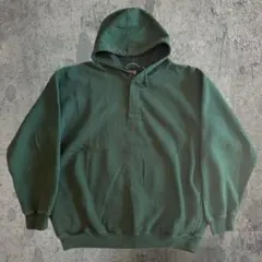 90s OLD GAP パーカー　グリーン　L 短丈　ヴィンテージ