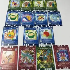 15枚セット　カード　迷路　ぐるり森　大冒険　マンモジャイアント　プテドン