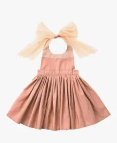 MARLMARL ピンクフリルエプロン 80-90㎝