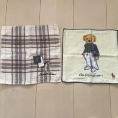 Polo Ralph Lauren ポロベア ハンカチ 2枚セット