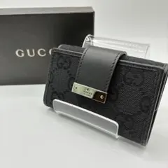〇極美品〇GUCCI ニュージャッキー ggキャンバス 二つ折り 財布