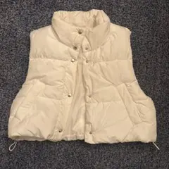 ダウンベスト(アイボリー)