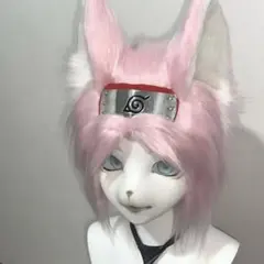 ケモノ 着ぐるみ コスプレ ファーマスク - メルカリ