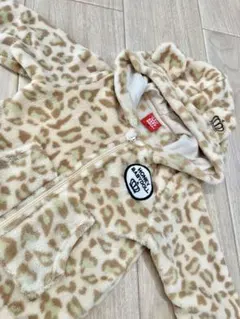 BABY DOLL ヒョウ柄フード付きアウター 90