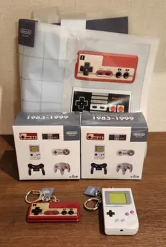ニンテンドーミュージアム ゲームハードキーホルダー2点セット+おまけ