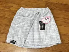 【新品タグ付き】RICH MIX ツイードスカート 140 ニコプチ掲載　春服のサムネイル
