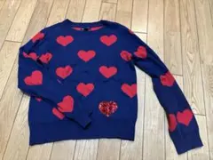 週末廃棄　GapKids ハート柄セーター 160cm