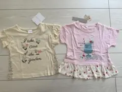 【新品タグ付】バースデイ　2点セット　80cm プリントTシャツ