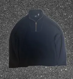 ハーフジップ スウェット