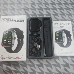 Fitness Smartwatch Tracker ブラック