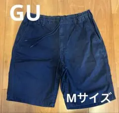 GU ジーユー　チノハーフパンツ　Mサイズ ネイビー
