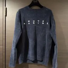MUTA MARINE サイズ5 ネイビー クルーネック セーター