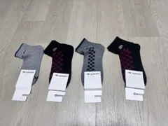 LACOSTE メンズソックス 4足セット アンクル丈 25cm-27cm