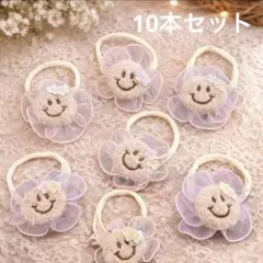 ハンドメイド　業務用 ペットトリミングリボン チョーカー　笑顔　10本セット