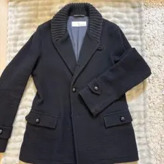 Edition/TOMORROWLANDコート Pコート 黒•ブラック Lサイズ