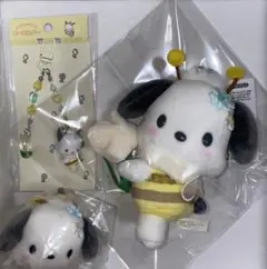 サンリオ　ポチャッコ　シークレットミニマスコット　マスコット　キーホルダー　ハチ