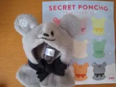 ディズニー　シークレット　ポンチョ黒