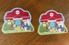 【新品・未使用】ぽこ あ ポケモン ステッカー シール2枚セット