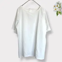【ジーラ】　フレアスリーブ　ブラウス　ホワイト　【M】　シンプル　きれいめのサムネイル