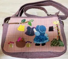 ★新作★お洗濯スーちゃん　ショルダー（中）　ハンドメイド　ピンク系