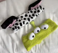 ディズニー リトルグリーンメン、101匹わんちゃんヘアバンドセット